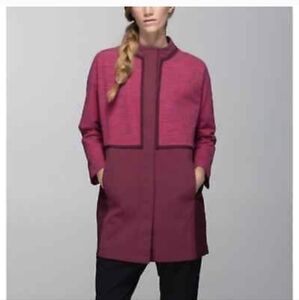 Lululemon Cocoon Car Coat Shine Dot oversized fit